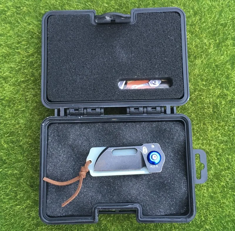 Комплект Электронных компонентов HX OUTDOORS EDC armycard-доставку в Австралию-8, складной нож, нож для выживания в дикой природе лезвие G10 ручка черное углеродное волокно инструмент повседневного ношения