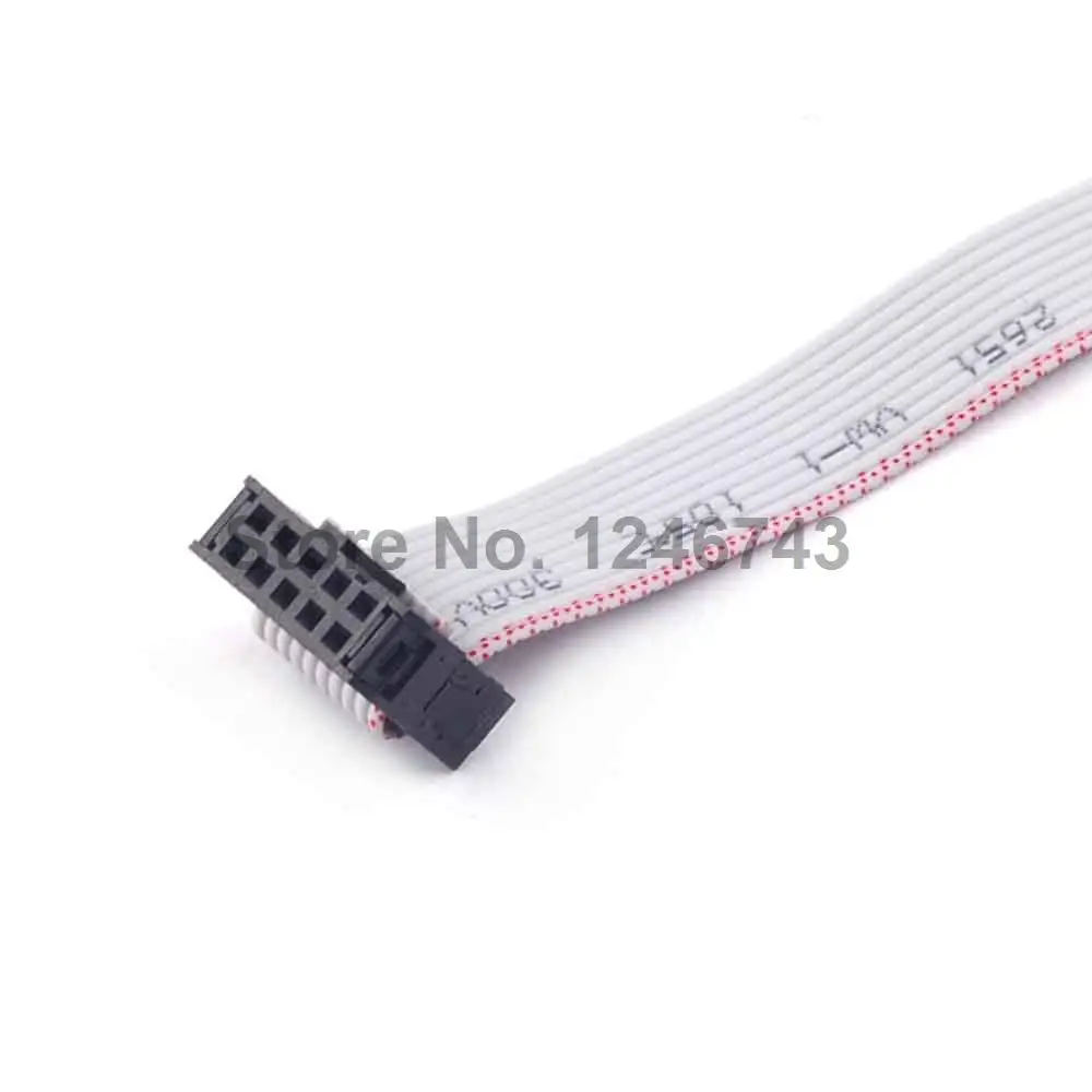 10 шт. 10pin (2X5) IDC плоский ленточный кабель провод для ISP JTAG 2 54 мм расстояние между