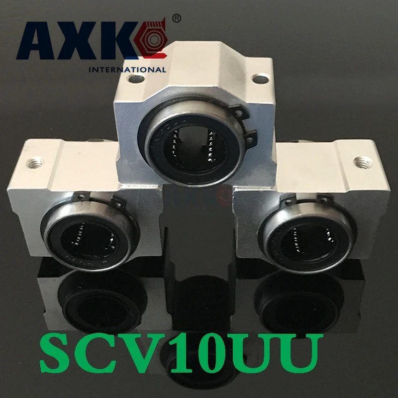 

2pcs/lot Scv10uu Sc10vuu Scv10 Linear Bearing Block Diy Linear Slide Bearing Units Cnc Router Brand New