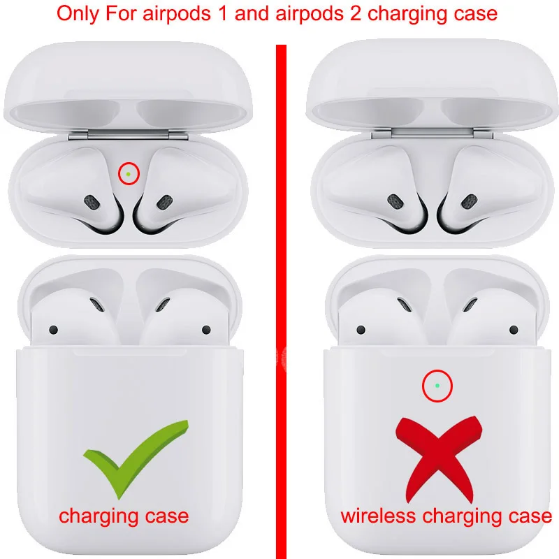Чехол с мультяшным рисунком для airpods 1 2, беспроводной, Bluetooth, для зарядки телефона, airpod, чехол с карабином, мягкий силиконовый чехол для air pods