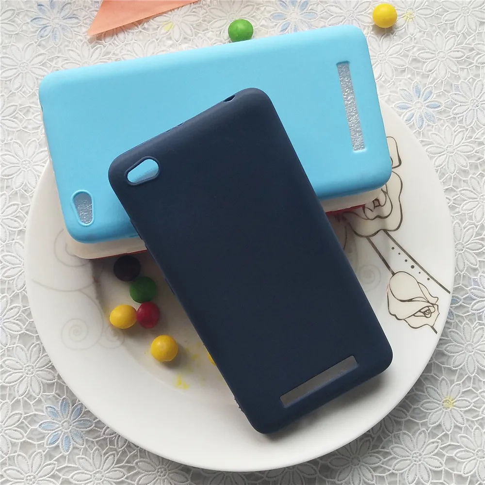 Высокое качество конфеты полный Чехол для Xiaomi Redmi 4A 5A 6A 4X Macarons цвет Мягкий ТПУ