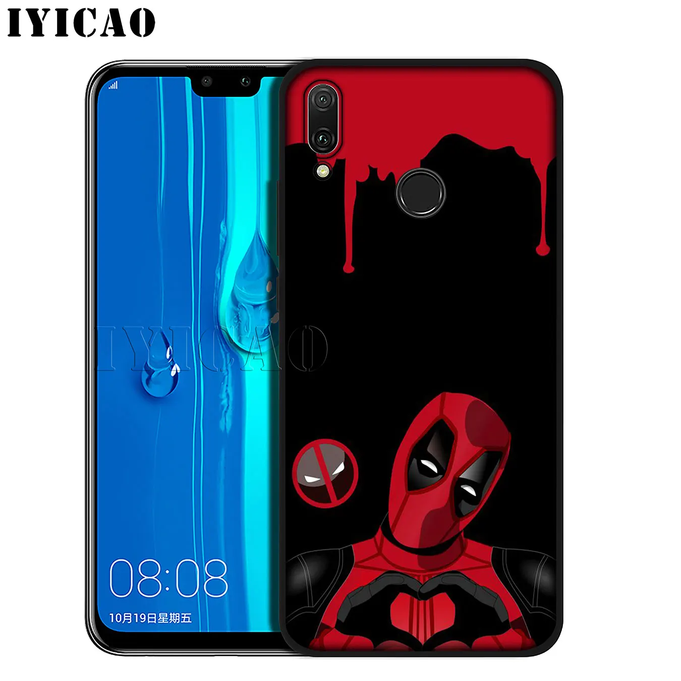 IYICAO Чехол для телефона Deadpool Movie Marvel Soft Silicone для Huawei Mate 30 20 10 Pro Nova 5I 5T 5 4 4E 3i 3 2i Lite Smart on.