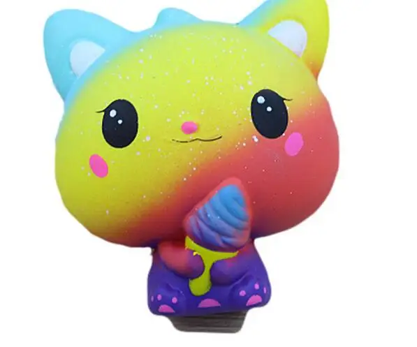 PU slow rebound toy soft squishy simulation animal ice cream cat decompression foam squeezing | Игрушки и хобби