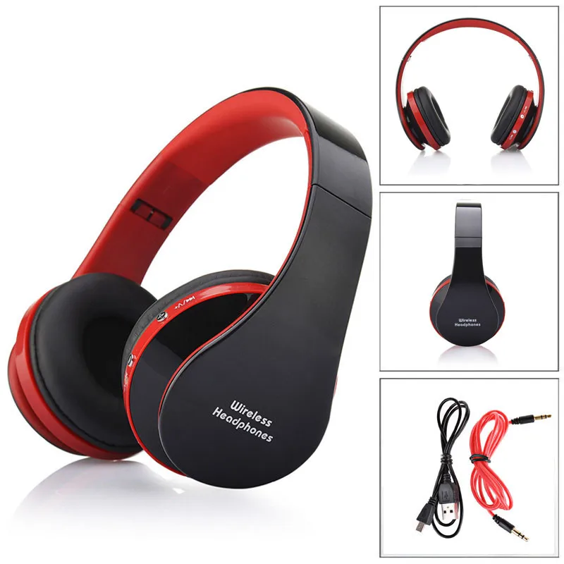 Беспроводная складная Bluetooth гарнитура стереонаушники для Iphone ПК смартфона Mp3 Hi Fi