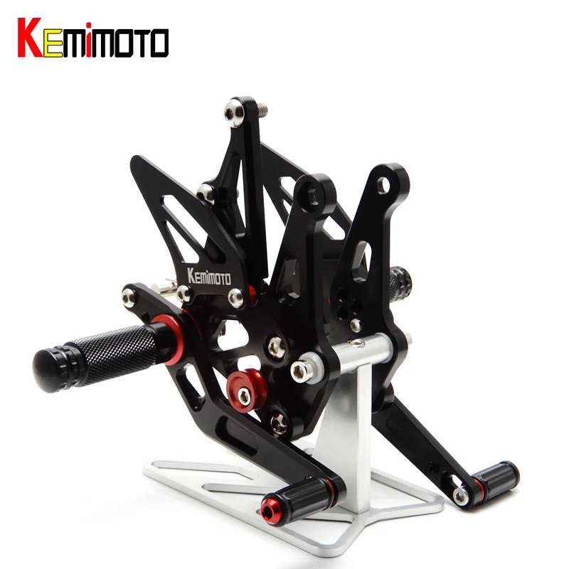 KEMiMOTO Z1000 Z 1000 Rearset набор для ног подставка для ног для KAWASAKI Z1000 аксессуары для мотоциклов CNC регулируемый