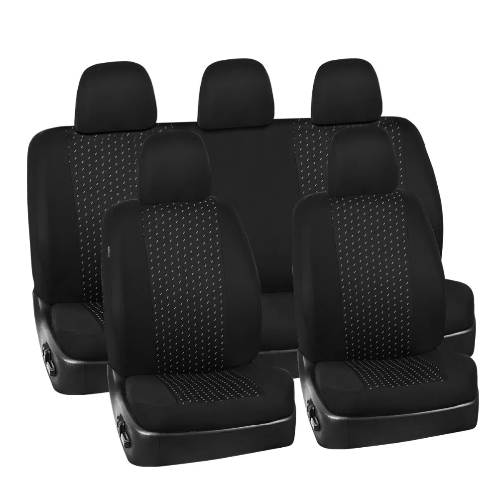 Набор чехлов на автомобильные сиденья жаккардовая ткань 75 г универсальные чехлы