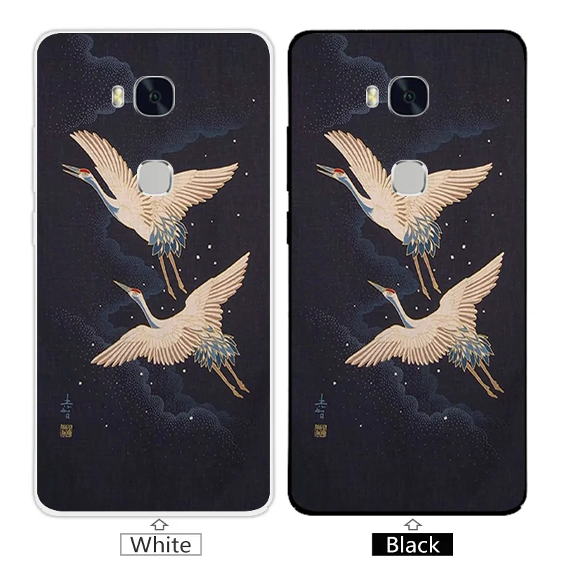 Soft Silicon Cases for Huawei Honor 5X Full Protector Marbles Back Cover For 5 X X5 GR5 Clear 5.5 inches Coque Funda |