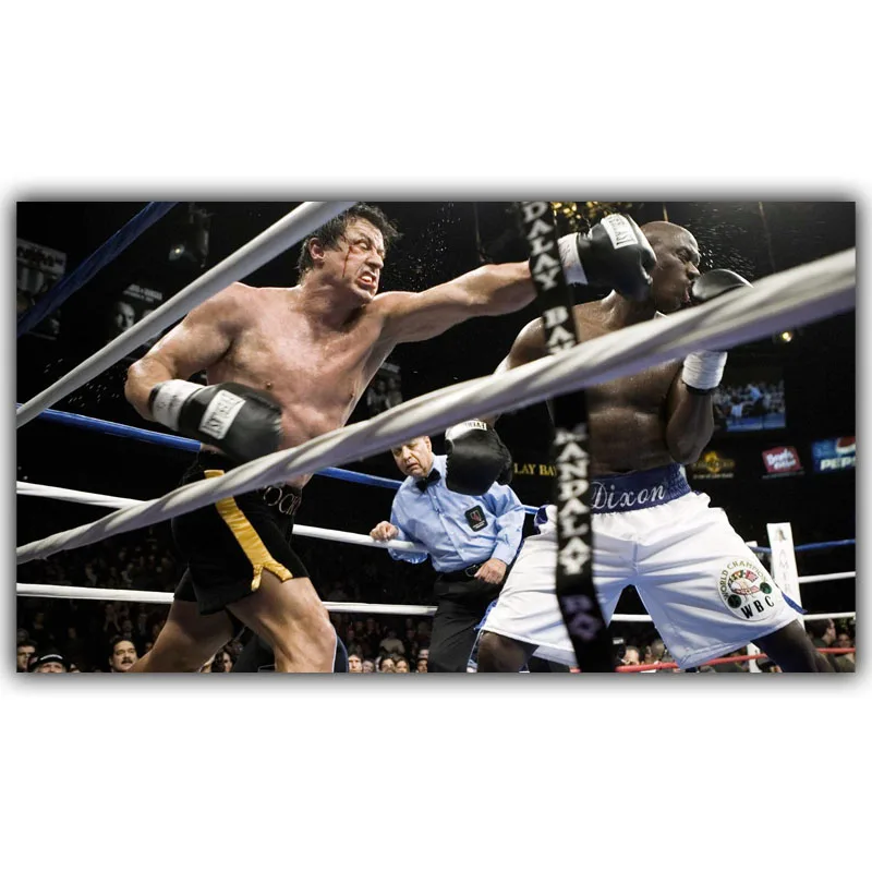 Rocky Искусство Шелковый постер отпечатанный 30x48 см 60x96 вдохновляющий фильм