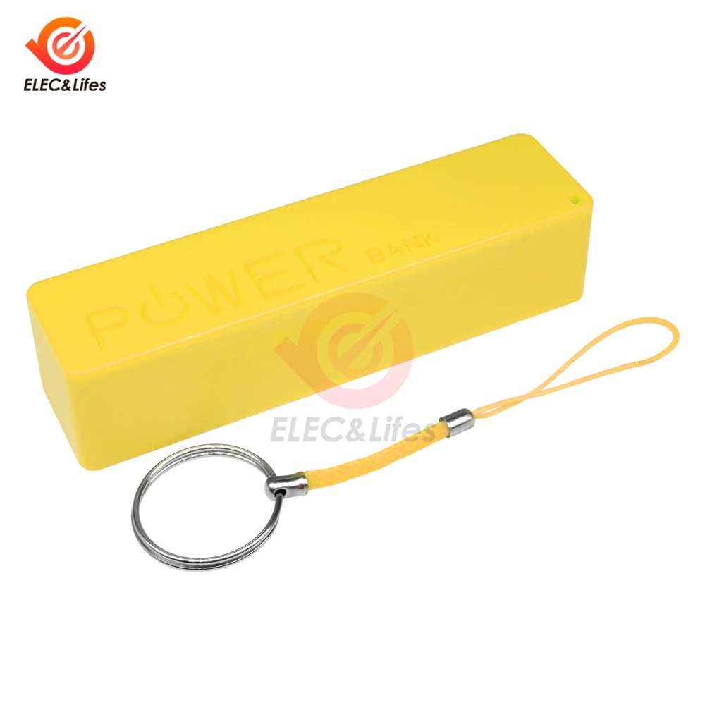 USB Мобильный Внешний Аккумулятор Чехол DIY Kit 18650 литиевая батарея зарядное устройство коробка портативный чехол для хранения черный/желтый/синий/зеленый/розовый/белый