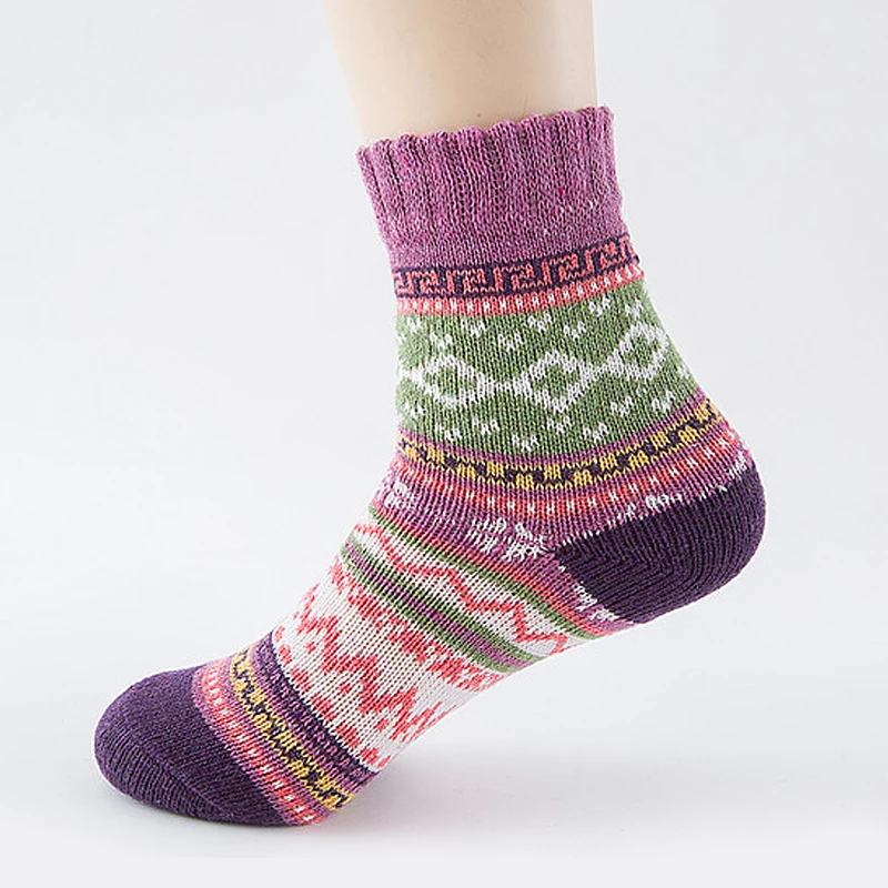 Autumn Winter Thick Warm Womens Socks Lovely Sweet Classic Colorful Multi Pattern Wool Blends Literature Art Style Cashmere Sock
Autumn Winter Thick Warm Womens Socks Lovely Sweet Classic Colorful Multi Pattern Wool Blends Literature Art Style Cashmere Sock