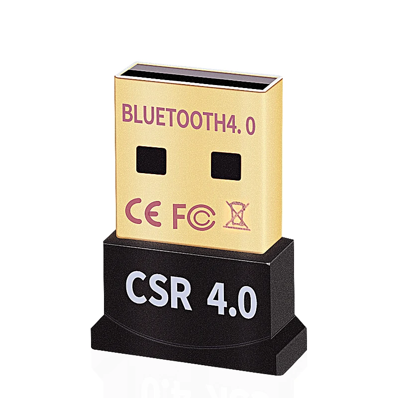 B-black Беспроводной bluetooth-адаптер USB 4,0, bluetooth-ключ, музыкальный звуковой приемник, адаптер, bluetooth-передатчик для компьютера, ПК, ноутбука - Цвет: B-black