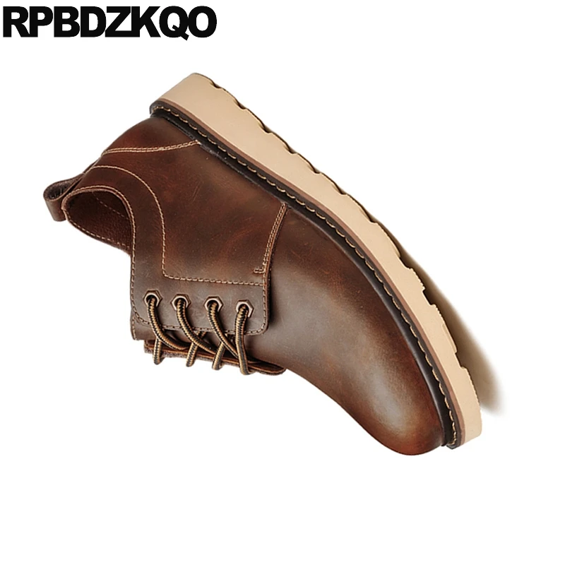 Nice 2021 Runway European Men British Style Italy High Quality Luxury Italian Rubber Work Flats Brand Designer Shoes China Brown | Обувь