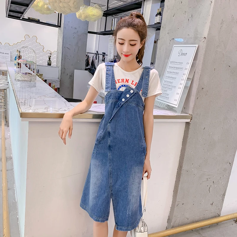 Летний джинсовый комбинезон на подтяжках юбка для женщин мода 2019 уличная одежда