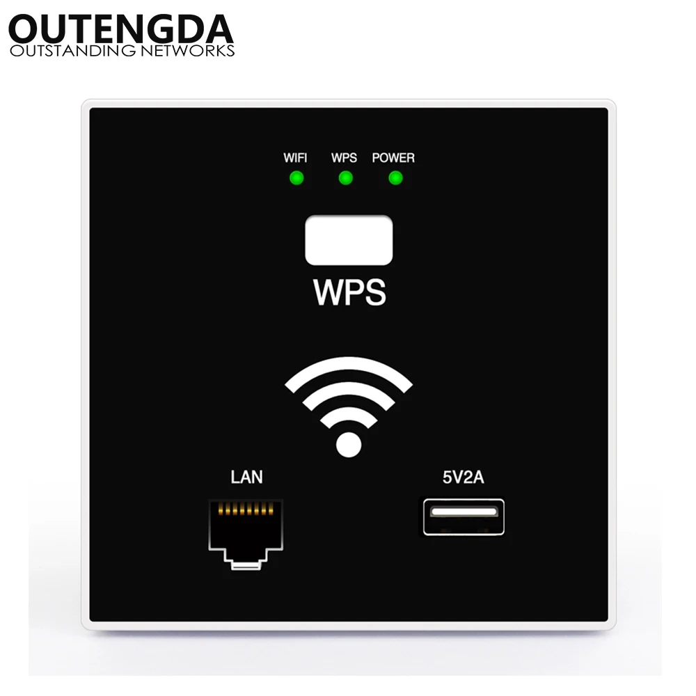 300Mbps in Wall WiFi router Access Point Wireless Socket AP for Hotel Project Support AC Management & RJ45 USB WPS Encryption
300Mbps in Wall WiFi router Access Point Wireless Socket AP for Hotel Project Support AC Management & RJ45 USB WPS Encryption