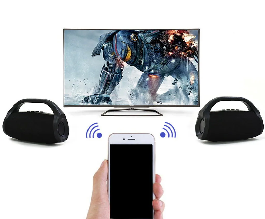 Цветной портативный BS118 Bluetooth динамик водонепроницаемый 3D объемный беспроводной