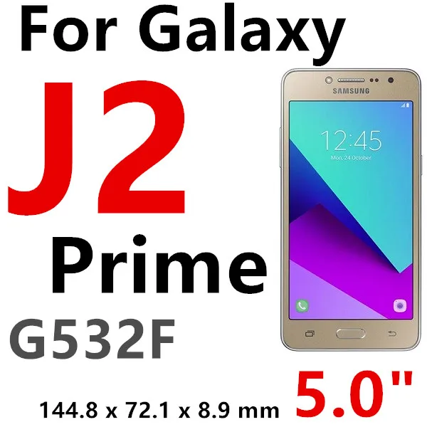 J2 Prime Закаленное Стекло Экран протектор для samsung Galaxy Grand Prime G531H J1 J2 J3 J5 J7 Prime S3 S4 S5 Neo S6 A5 A3 чехол - Цвет: J2 Prime
