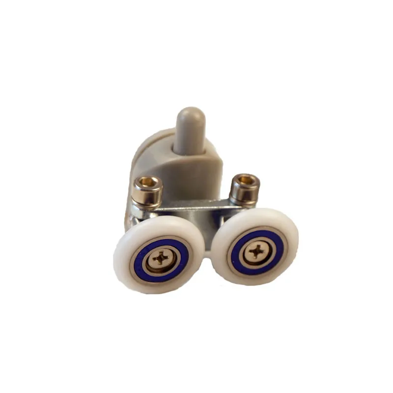 2 шт. нейлоновое верхнее и нижнее двойное колесо душевая комната шкив