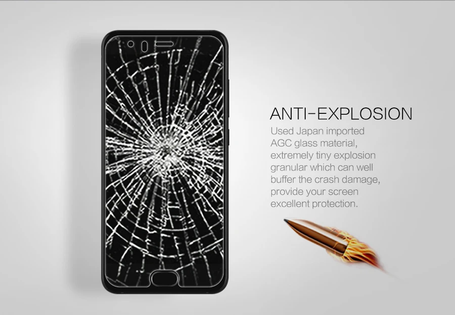 Закаленное стекло Nillkin Защитная пленка для Xiaomi m6 mi6 Amazing H + Pro Nano Противоударная