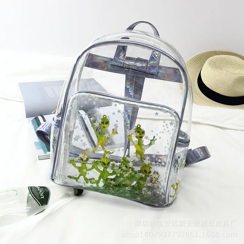 Новинка 2017 года Дизайн дамы голографическая рюкзак модные женские туфли