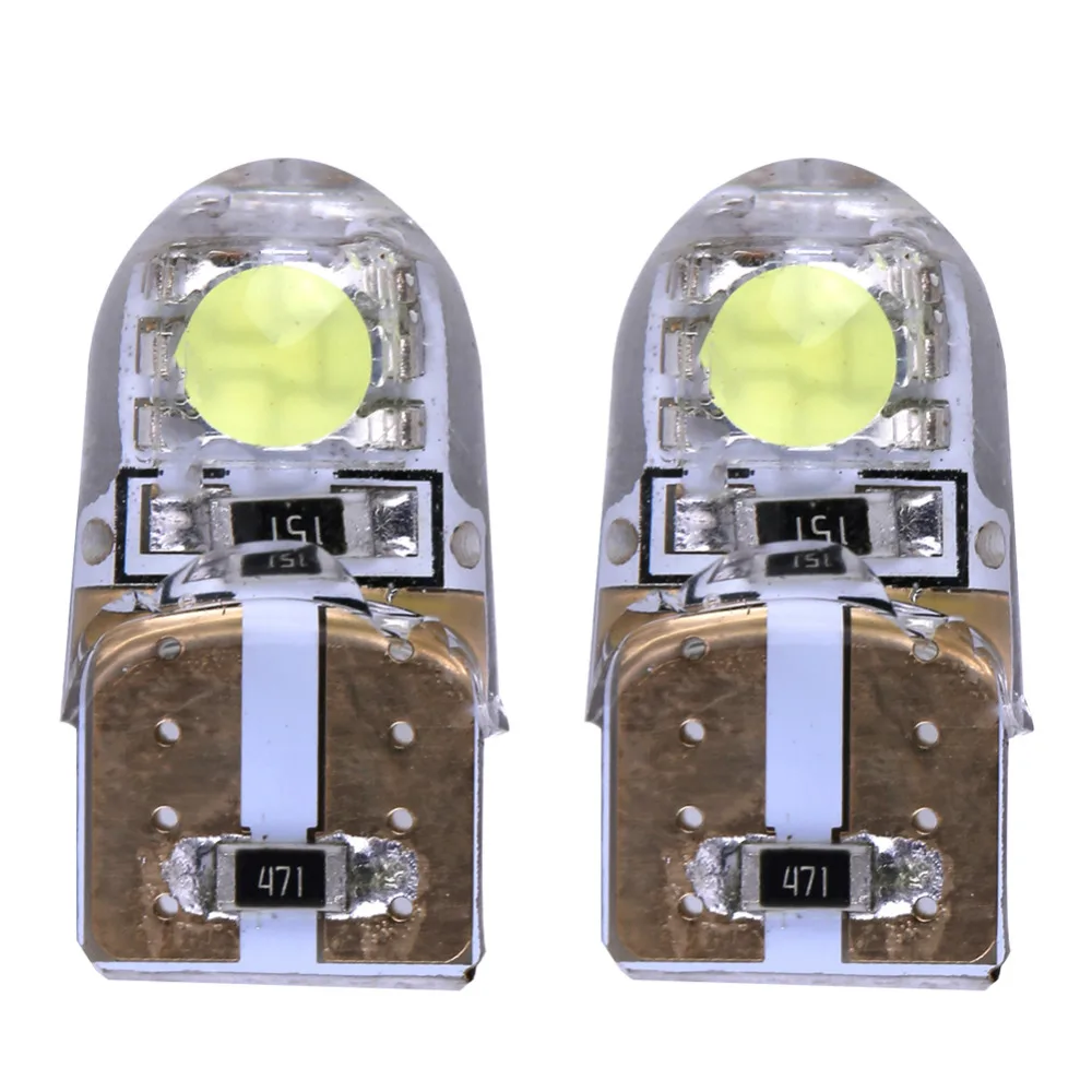 2 шт. 12 В t10 5050 Smd Led Canbus w5w Высокая Мощность 6000k водонепроницаемый красный без