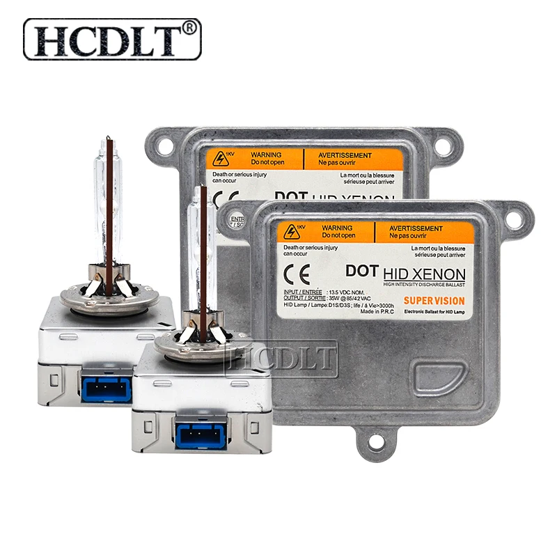 HCDLT 35 Вт 55 5500 к D8S автомобильный ксеноновый комплект HID 12 В балласт сменный