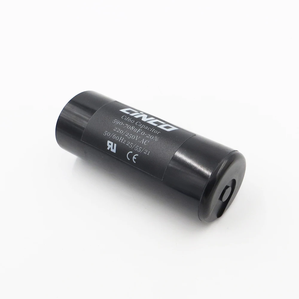 CD60 мотор пусковые конденсаторы 590 708MFD 220 V 250 275 RV запуск двигателя ing 708 mf uf