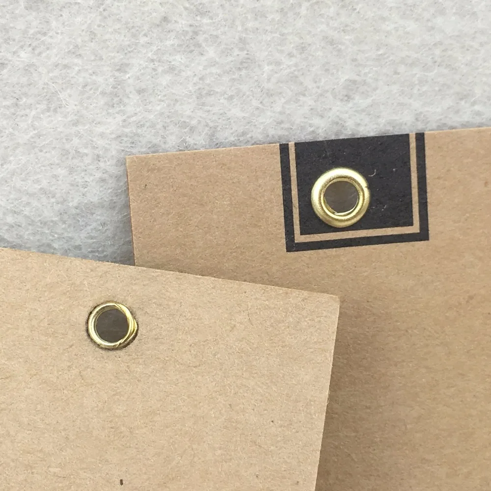 200 шт 9*4 см защитная одежда из крафт бумаги бирки подарок ценники металлические