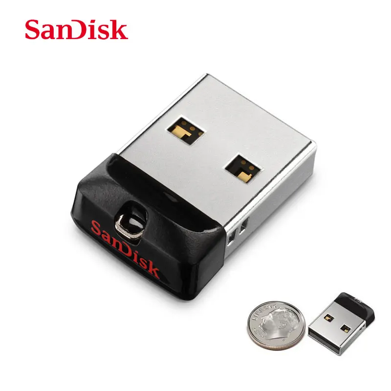 100% Оригинальный двойной флеш накопитель Sandisk Usb флэш 32 Гб 64 мини флешки 16GB USB 2 0
