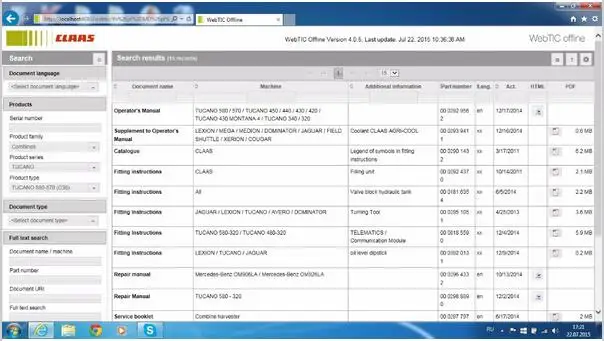 Для монтажных и гидравлических приборов руководств по ремонту запчасти для Claas