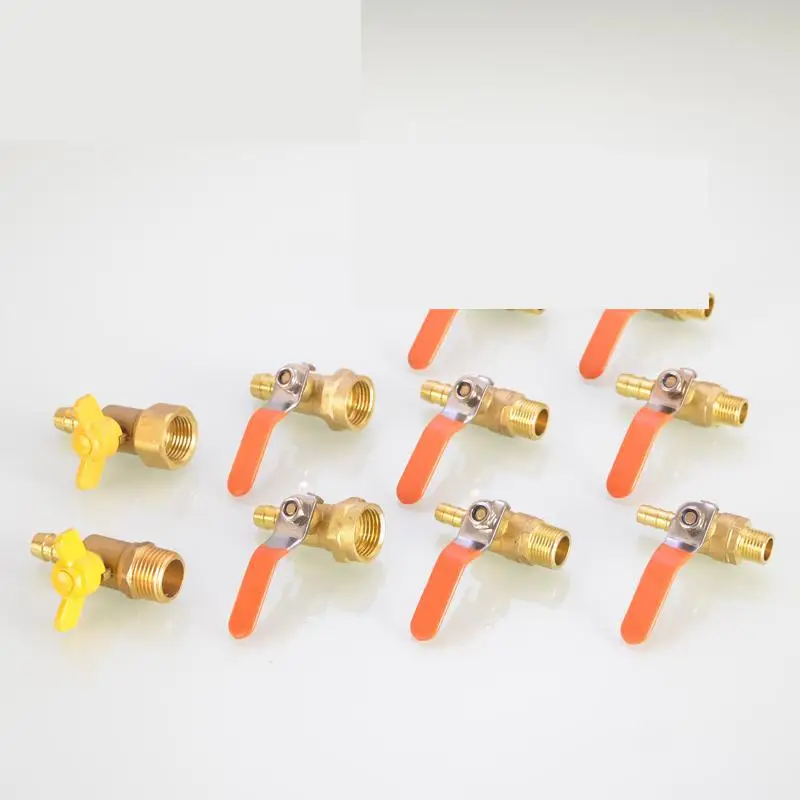1/2 &quot3/4&quot OD 12 Женский Мужской медный шаровой клапан переключатель клапана