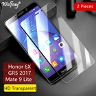 2PCS закаленное стекло Huawei Honor 6X Screen Protector для Huawei Honor 6X стекло пленка для Honor 6X Защитная пленка 5.5inch Wolfsay