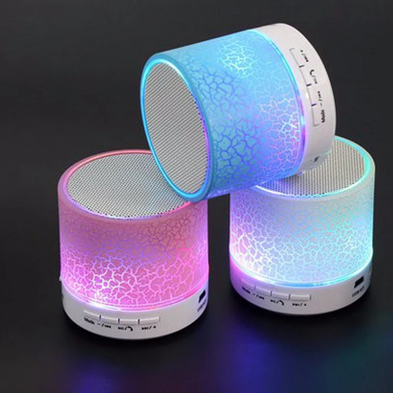 Bluetooth динамик светодиодный мини беспроводной A901 TF USB FM портативный музыкальный