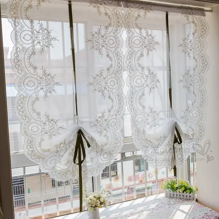Tanmeluo красивые римские шторы для гостиной - Цвет: White