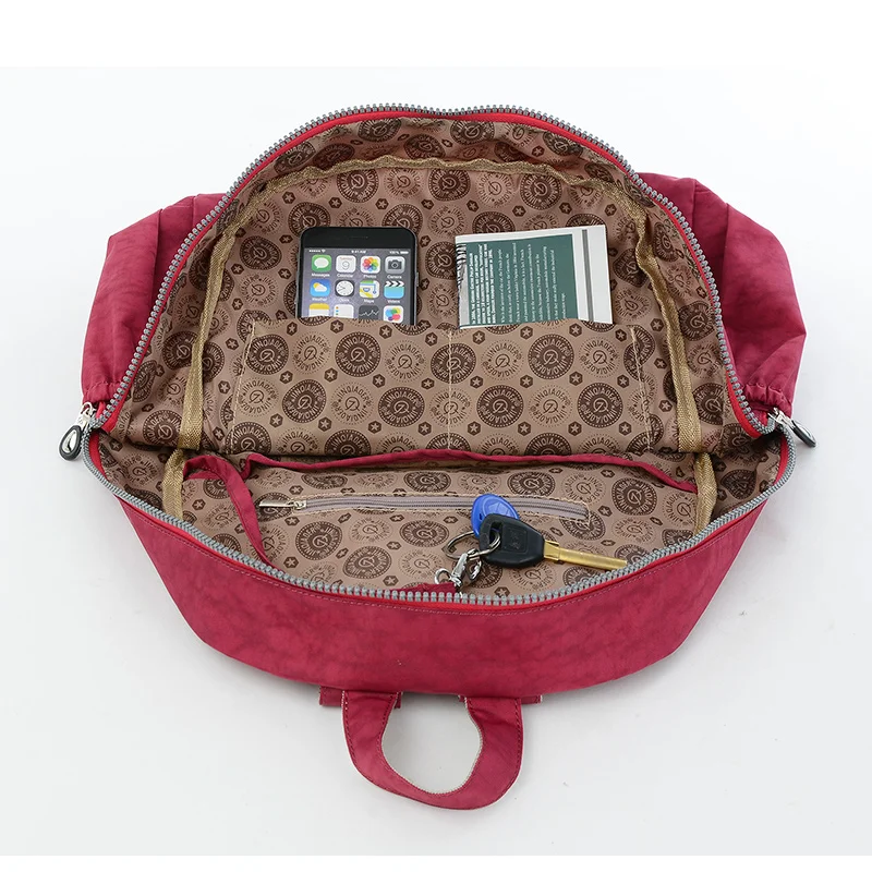 Женский рюкзак водонепроницаемый нейлоновый портфель для школы сумка