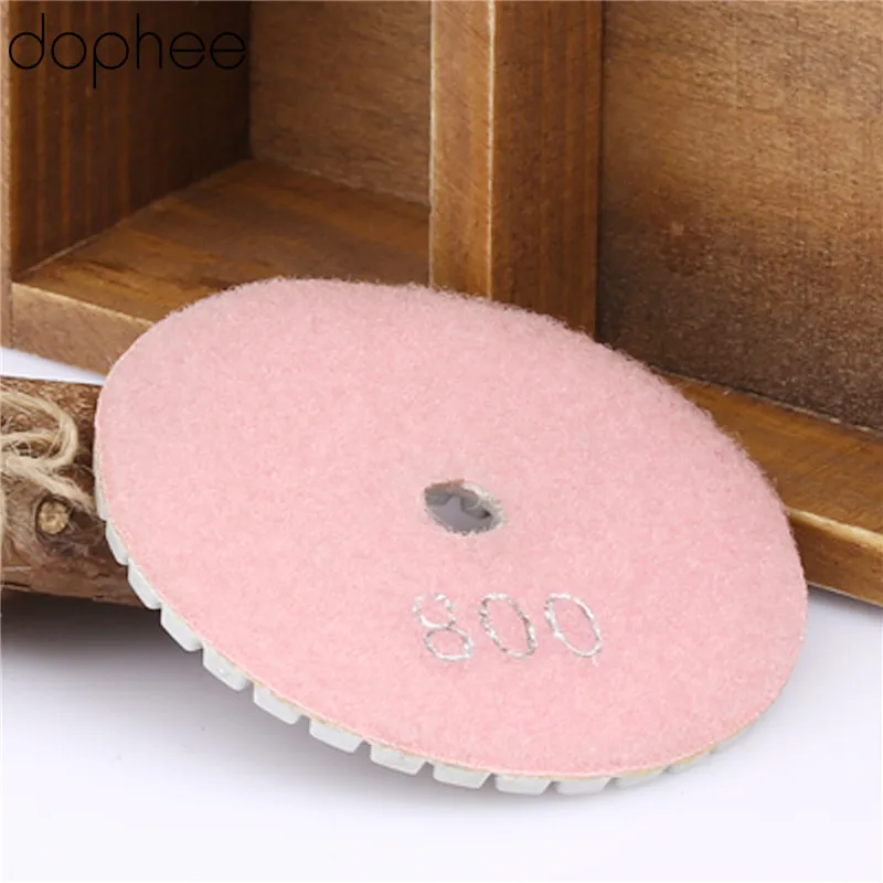 Dophe 80 мм/3 &quotПрофессиональный полировальный диск для влажного/сухого гранита