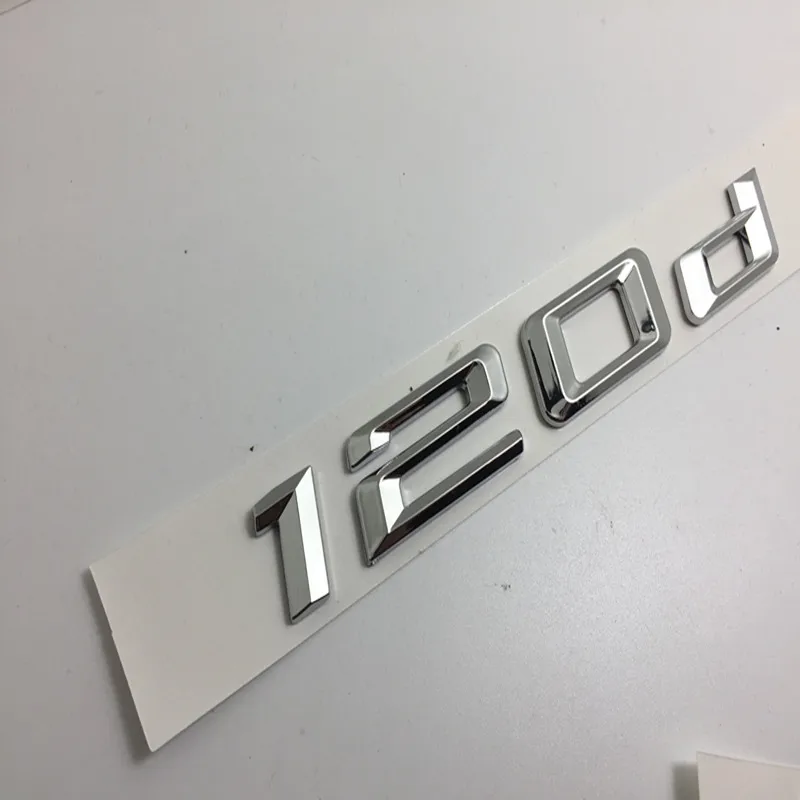 3D ABS 118i 120i 125i 130i 118d эмблемы для задних ботинок автомобиля значки с цифрами и