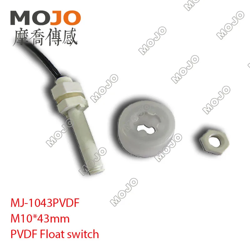 

2020 MJ-1043PVDF PVDF material Float switch sensor 1A1:10W 100V 0.5A