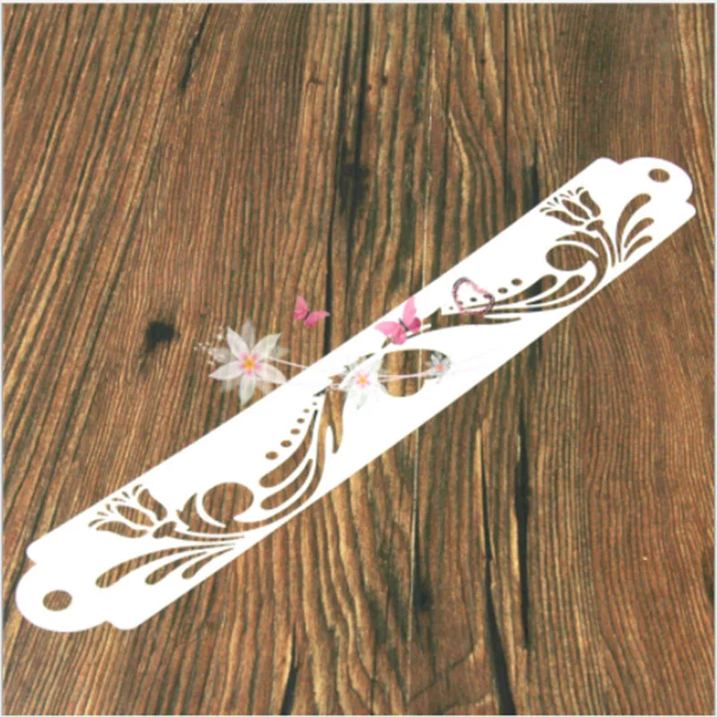 Нежный многоразовый трафарет в форме розового сердца 1 шт. аэрограф для рисования