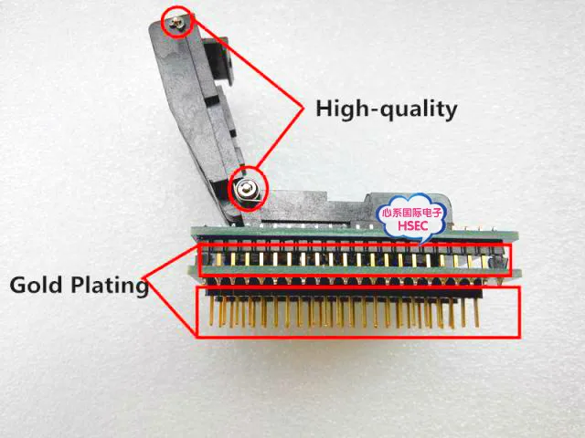 Бесплатная доставка новинка 100% высококачественный адаптер TQFP44 к DIP44 / LQFP44 разъем