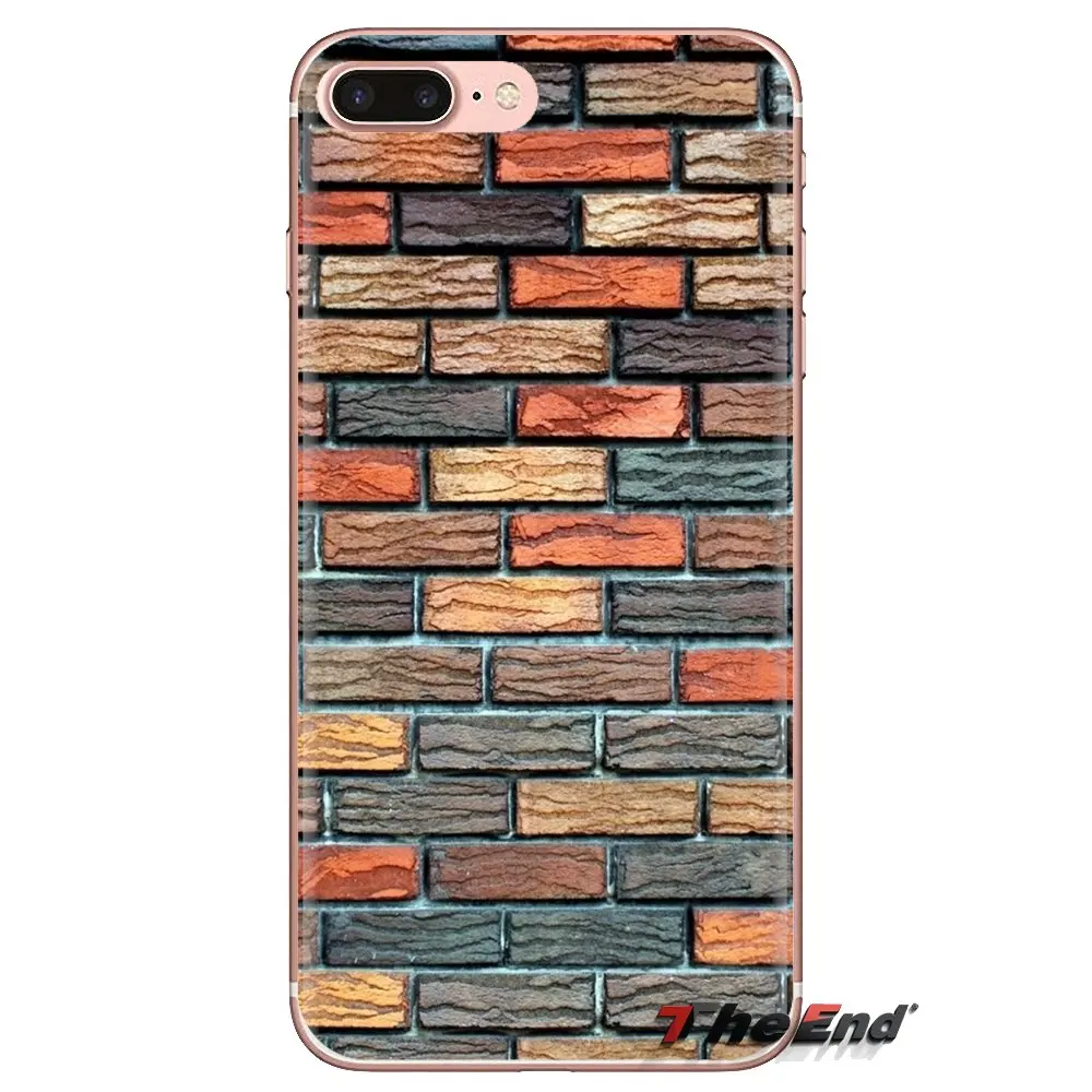 Текстуры кирпичи прозрачные мягкие чехлы для iPod Touch Apple iPhone 4 4S 5 5S SE 5C 6 6S 7 8 X XR XS Plus MAX