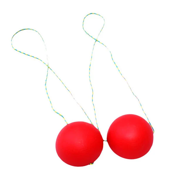 Walk Jump Stilt Balance hemisphair Ball игры для детей сенсорная интеграция упражнения игры игрушки - Цвет: Красный