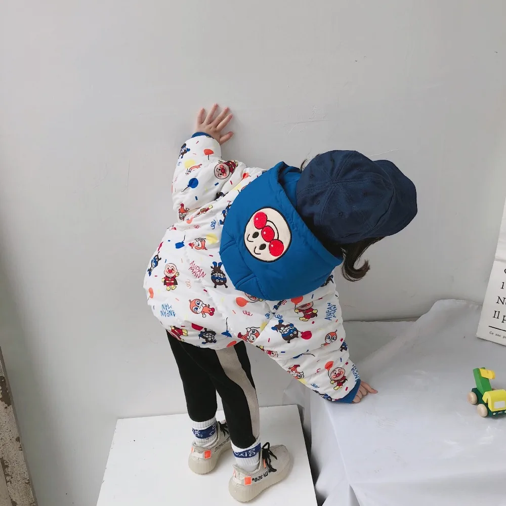 

Celveroso Girls boys winter jackets fashion cartoon Clothing coat baby girl warm casual Outerwear Sesame Street Kids jackets