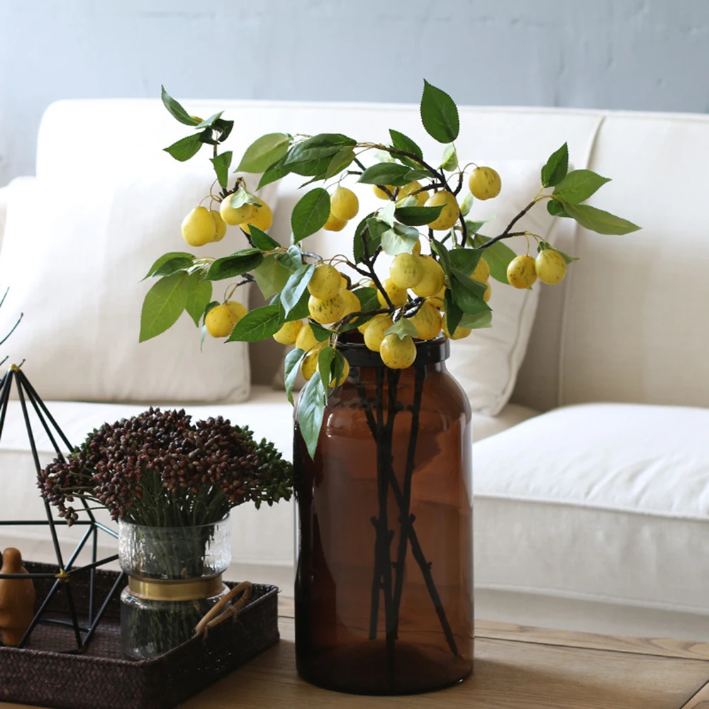 Золотая груша дерево зеленый фруктов 1 шт. искусственный горшках адекватные | Дом