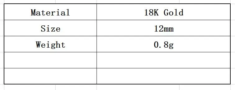Твердые AU750 18 K серьги из желтого золота Женские гладкие 12 мм шаровые серьги P6263