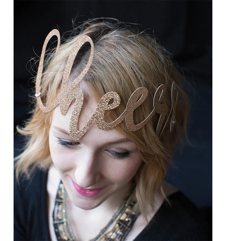 6 шт./компл. шапки для новогодней вечеринки бумажные детей и взрослых золотые