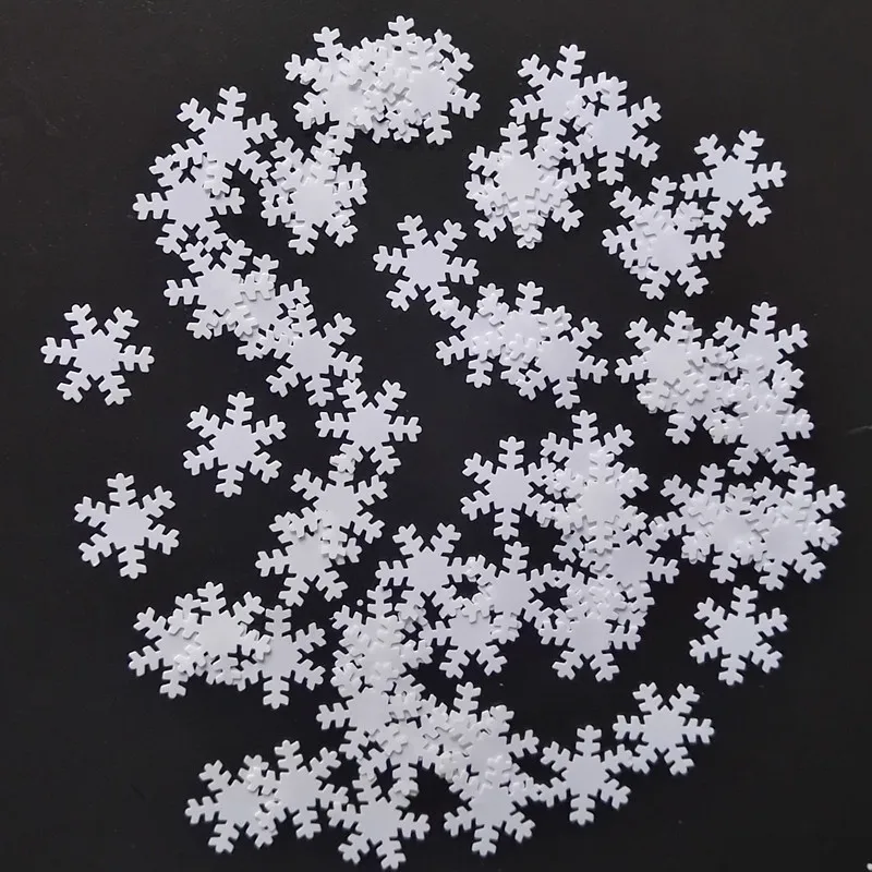 

2000-2500pcs Christmas Decorations For Home 2017 Scatters Sparkle Merry SnowflakeWith Diamond CONFETTI New Year Party Supplies