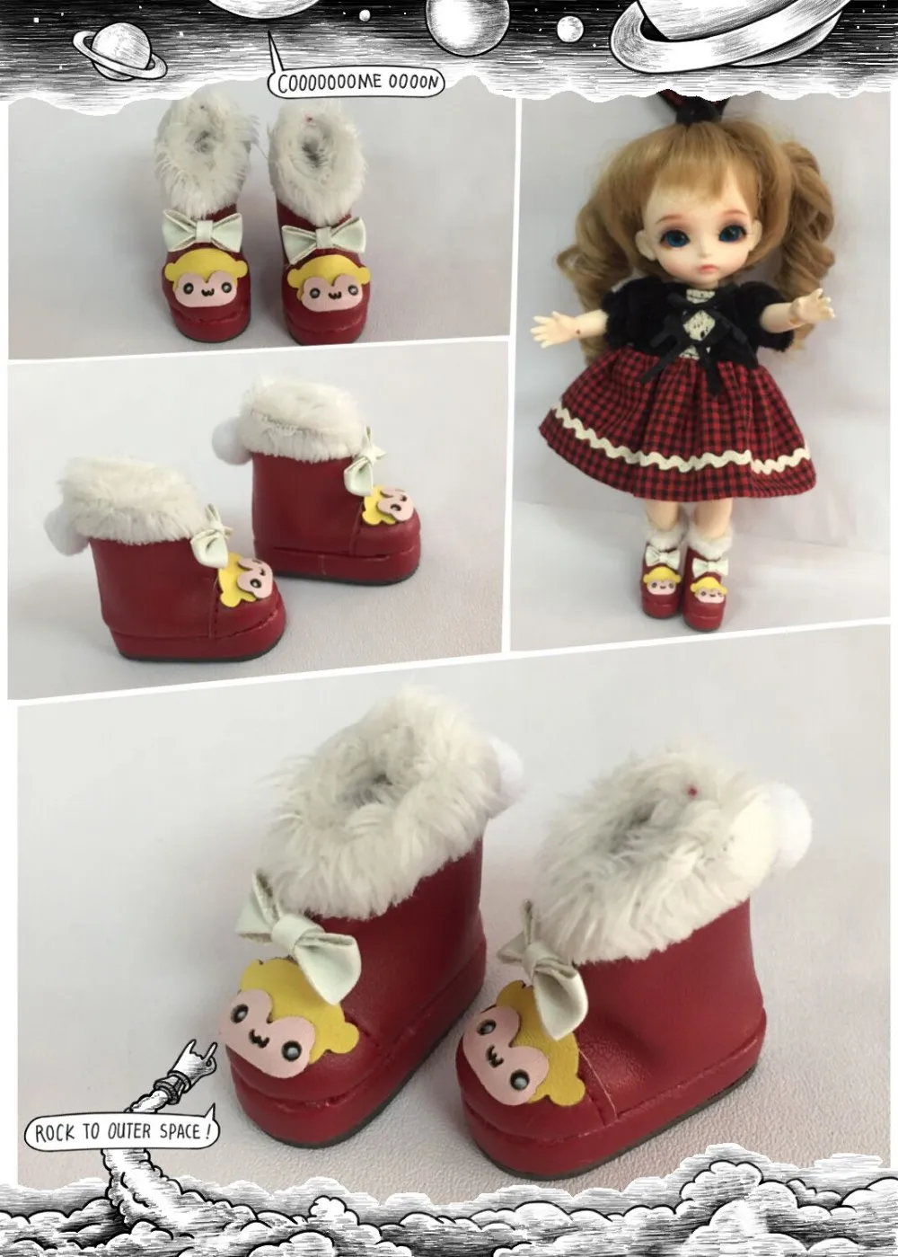 Обувь для blyth, Azone, куклы OB, кукла licca, Lati bjd кукла Tang kou и т. Д. Длина: 3 см