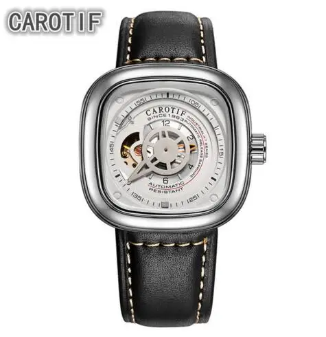 Carotif Высокое качество Tourbillon Для мужчин Часы Montre Homme Роскошные брендовые Бизнес