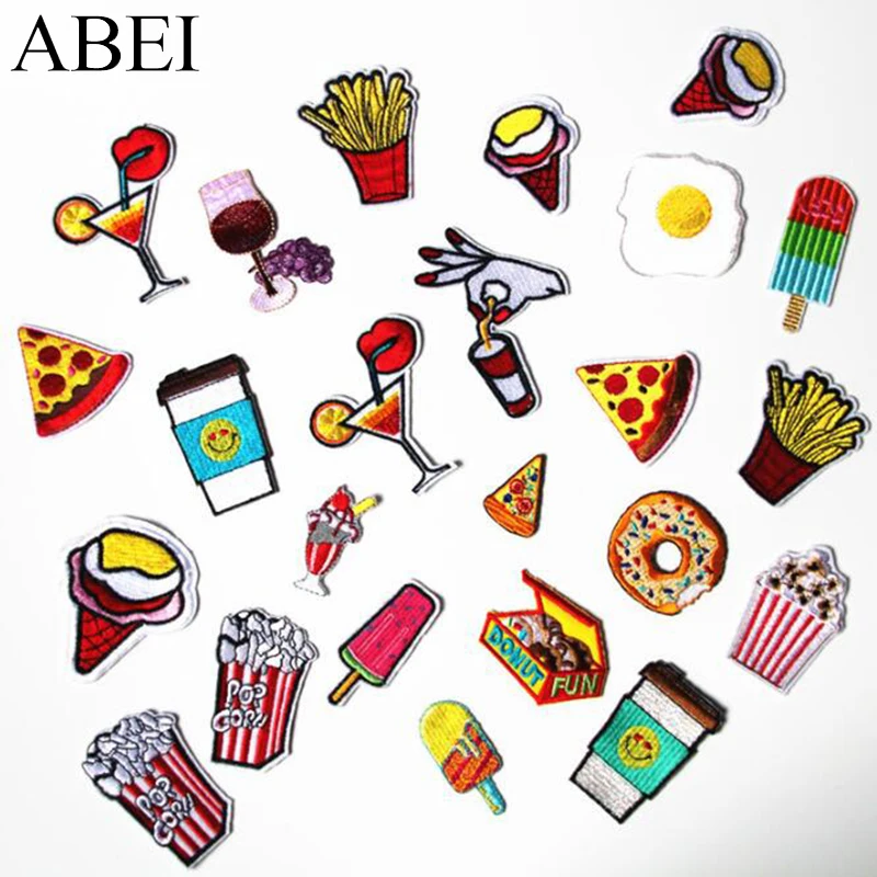 10pcs/lot Random Mix Iron On Foods Drinks Stickers Cartoon Patches Set DIY Clothing Jeans Backpack Badge Sew Garments Appliques
10pcs/lot Random Mix Iron On Foods Drinks Stickers Cartoon Patches Set DIY Clothing Jeans Backpack Badge Sew Garments Appliques