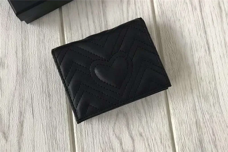 Европа и Америка vogue zig zag thread короткий кошелек с буквенным принтом для женщин